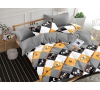 Комплект постельного белья семейный сатин с компаньоном S490