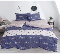 Bed linen satin euro with companion S418 tm Tag textil