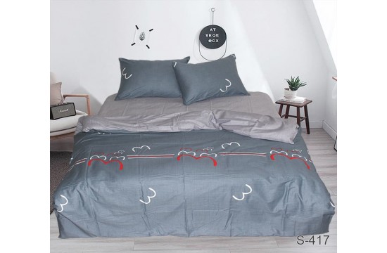 Satin double bed linen with companion S417 tm Tag textil