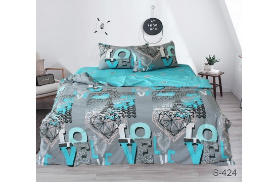 Bed linen satin euro maxi with companion S424 tm Tag textil