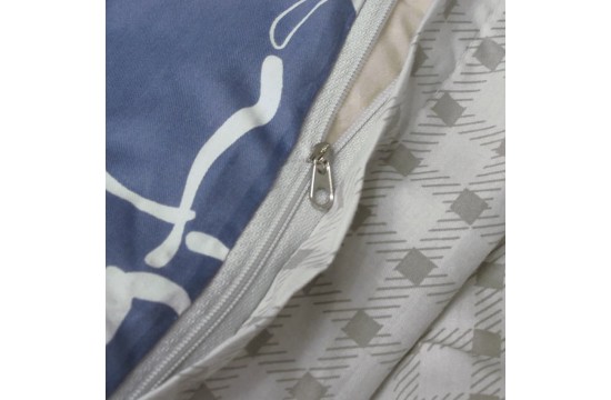 Постельное белье сатин люкс евро макси с компаньоном S322 тм Tag tekstil
