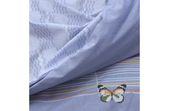 Постельное белье сатин люкс семейное с компаньоном S334 тм Tag tekstil