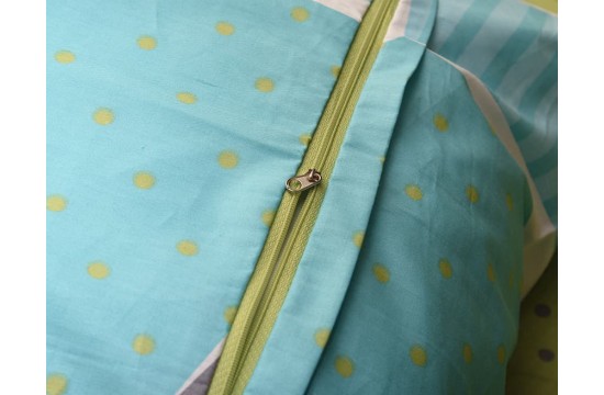 Постельное белье сатин люкс полуторное с компаньоном S350 тм Tag tekstil