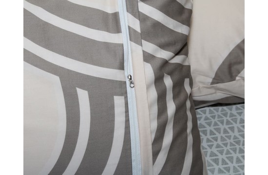 Постельное белье сатин люкс полуторное с компаньоном S354 тм Tag tekstil