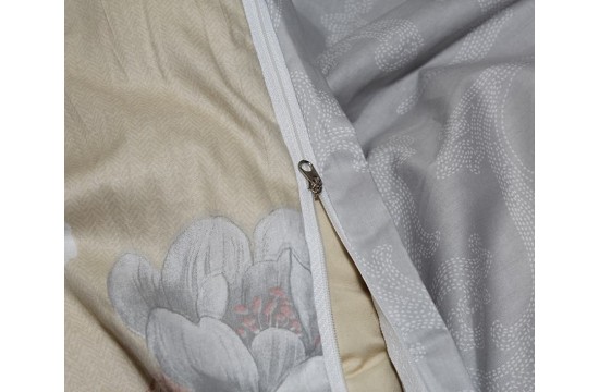 Постельное белье сатин люкс полуторное с компаньоном S357 тм Tag tekstil