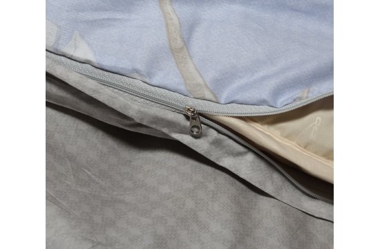 Постельное белье сатин люкс полуторное с компаньоном S358 тм Tag tekstil