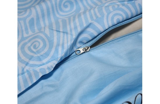 Постельное белье сатин люкс двуспальное с компаньоном S363 тм Tag tekstil