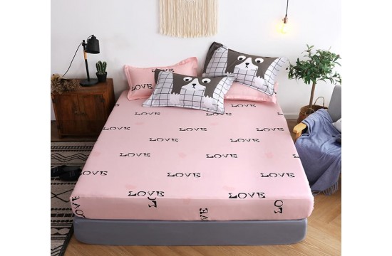 Bed linen satin euro maxi with companion S397 tm Tag textil