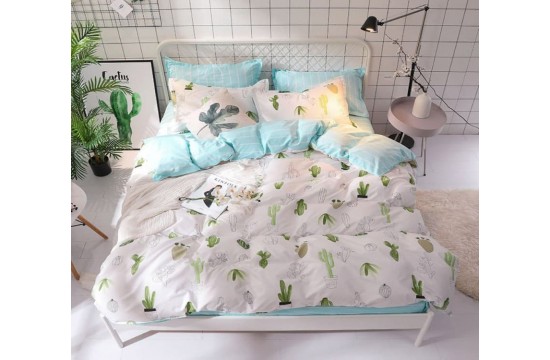 Bed linen satin euro maxi with companion S455 tm Tag textil