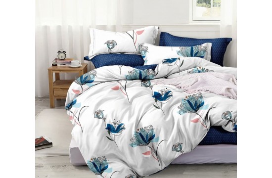 Bed linen satin euro maxi with companion S457 tm Tag textil