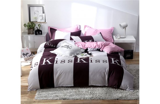 Family satin bed linen with companion S463 tm Tag textil