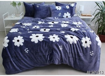 Warm velor double bed linen ALM1913