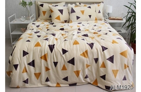 Warm velor one-and-a-half bed linen ALM1920