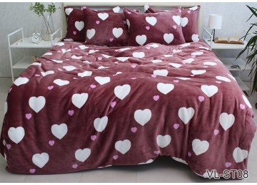Warm velor family bed linenVL-ST08