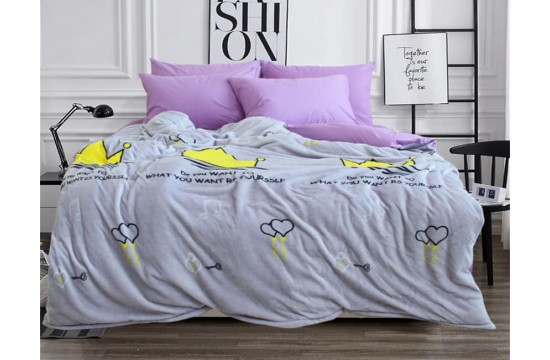 Plush bed linen one and a half ZL-47