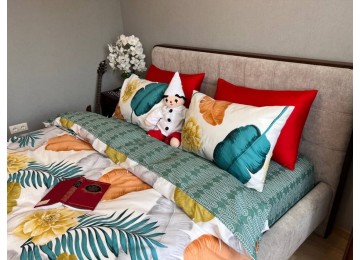 Bed linen Tropics, calico and half