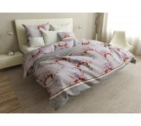 Bed linen set Tenerife coarse calico one-and-a-half with a sheet with an elastic band