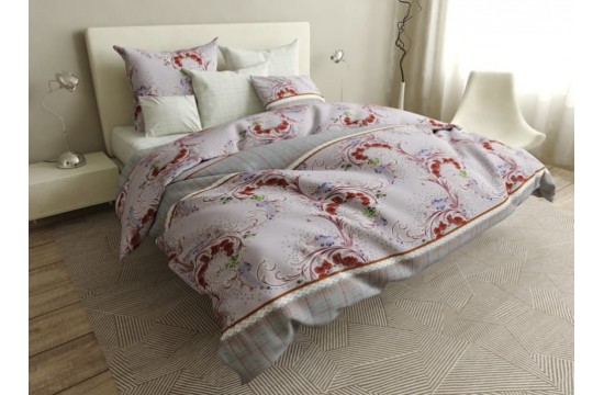 Bed linen set Tenerife coarse calico family with an elastic sheet