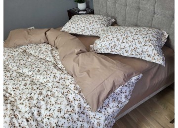 Bedding set Blossom cotton 100% one and a half with an elastic band