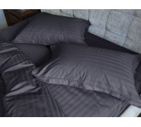 Bed linen MULTI satin stripe GRAFFITI one and a half with elastic