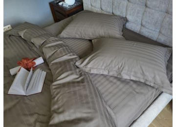 Bed linen MULTI satin stripe BREVE 50/70cm one and a half