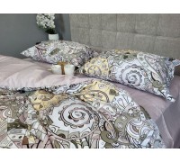 Satin PREMIUM, ILLUSION one and a half set of sheets with elastic