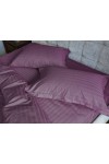 Bed linen MULTI satin stripe JUICY BERRY family with elasticated sheet