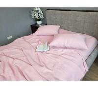 PINK, muslin double sheet set with elastic