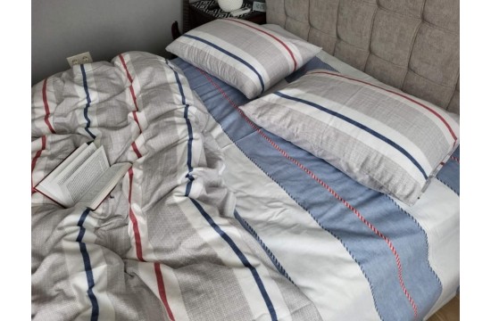 Bed linen Athlete Turkish flannel double with elastic
