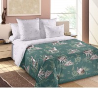 Bambi bed, euro percale with elasticated sheet