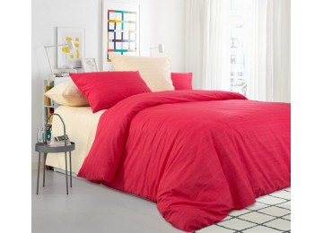Eco 8 + 2, percale bedclothes with a sheet on the cutter one and a half Comfort textile