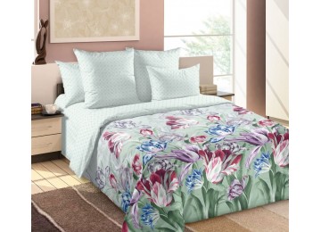 Bed linen Lorena, family percale with elastic band