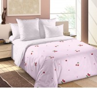 Bed linen Cherry, percale one and a half