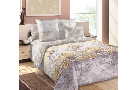 Bed linen percale Atlantis, double bed Comfort textile