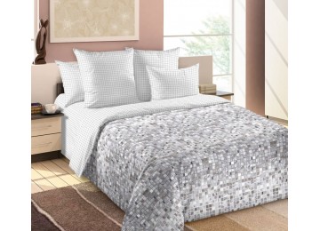 Bed linen set Morgan percale one and a half with a sheet with an elastic band