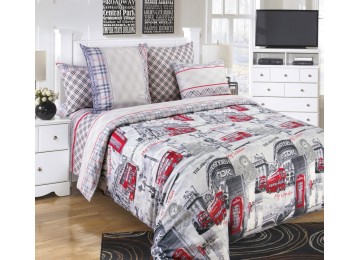 Bed linen percale London, one and a half Comfort textiles