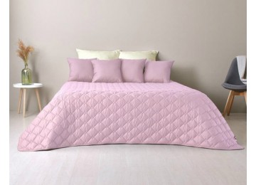 Bedspread Cube style, powder / St. gray TM Idea (210/240 cm)