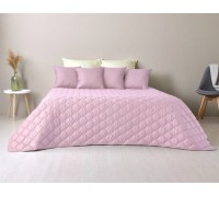 Bedspread Cube style, powder / St. gray TM Idea (140/210 cm)