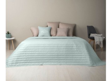 Bedspread Luxury Style New mint/white (240/260 cm)