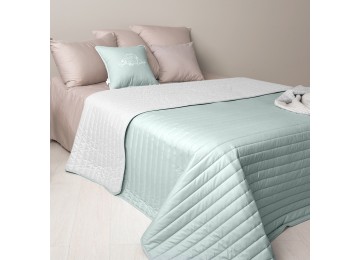 Bedspread Luxury Style New, mint/white (220/240 cm)