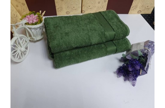 Terry towel "Green" 400gr/m2 (Face 50/90cm)