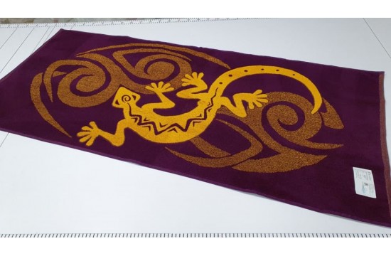 Рушник Речицький текстиль махровий Ящірка банний 67x150см