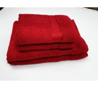 Terry towel, Bordeaux face 50x90cm