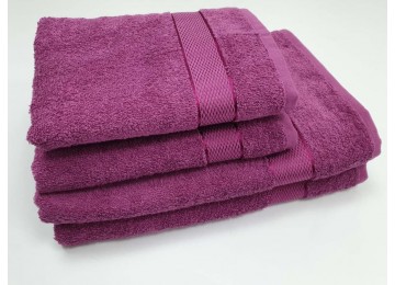 Полотенце махровое, Фиолет для лица 50x90см