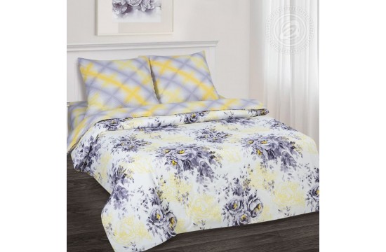 Bed linen Watercolor, poplin (Double)