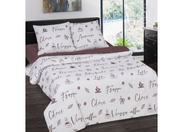 Bed linen Mocha, poplin (Euro)