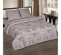 Bedding set from poplin Pride Euro with elastic band