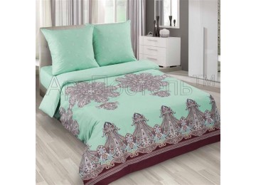 Bed linen poplin Turkish motifs, one and a half with an elastic band Comfort textiles