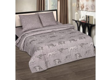 Bedding set made of poplin Pride one and a half with elastic band