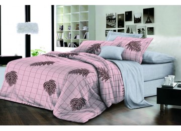 Bed linen ranforce Fern, euro elasticated Comfort textile